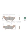 Malossi BRAKE PADS MHR SYNT homologated