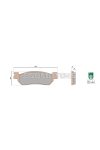 Malossi BRAKE PADS MHR SYNT homologated