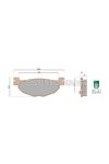 Malossi BRAKE PADS MHR SYNT homologated