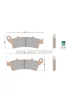 Malossi BRAKE PADS MHR SYNT homologated
