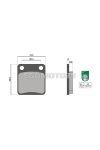Malossi BRAKE PADS homologated