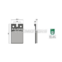 Malossi BRAKE PADS homologated