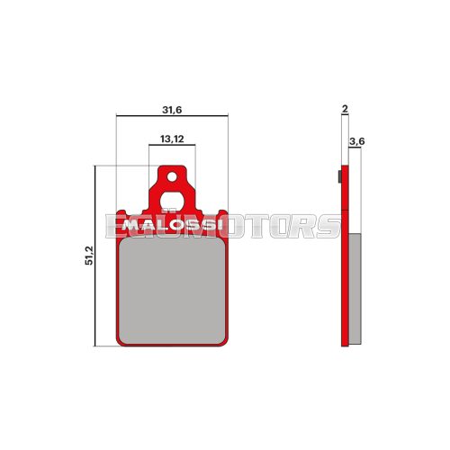 Malossi BRAKE PADS MHR