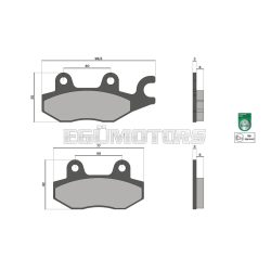 Malossi BRAKE PADS homologated