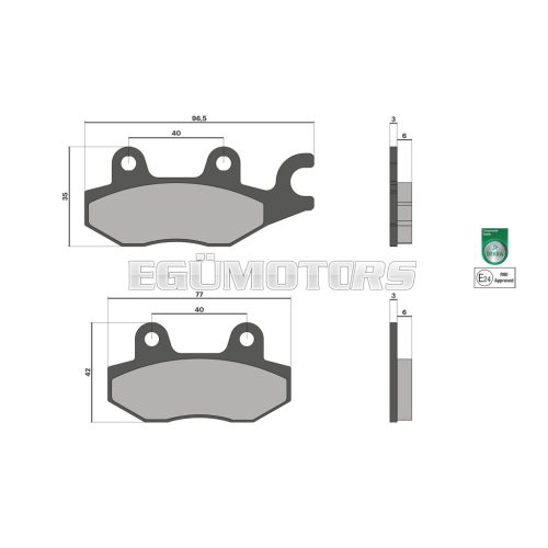 Malossi BRAKE PADS homologated