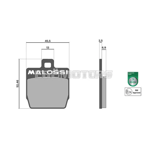 Malossi BRAKE PADS homologated