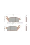 Malossi BRAKE PADS MHR SYNT