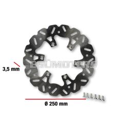   Malossi WHOOP DISC robogó féktárcsa – külső átmérő 250 mm, vastagság 3,5 mm F32S/F37R
