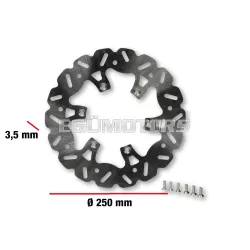   Malossi WHOOP DISC robogó féktárcsa – külső átmérő 250 mm, vastagság 3,5 mm F32S/F37R