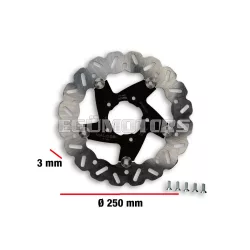   Malossi WHOOP DISC brake disc ext. 250 - thickness 3 mm for F32S/F37R RUNNER 125>200 -