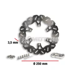   Malossi WHOOP DISC – Túlméretes féktárcsa szett, Runner 2006-tól, 250mm x 3,5 mm