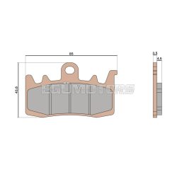 Malossi BRAKE PADS MHR SYNT