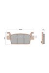 Malossi BRAKE PADS MHR SYNT