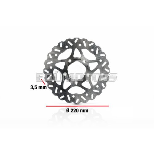 Malossi WHOOP DISC brake disc ext. 220 - thickness 3,5 mm