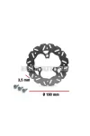 Malossi WHOOP DISC robogó féktárcsa – külső átmérő 190 mm, vastagság 3,5 mm, 6219135