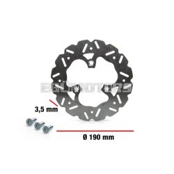   Malossi WHOOP DISC robogó féktárcsa – külső átmérő 190 mm, vastagság 3,5 mm, 6219135