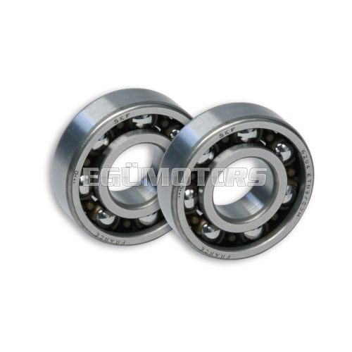 Malossi 2 ROLLER BEARINGS with BALLS 20x47x14 (C3H) for CRANKSH. moto DERBI-scooter MI