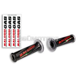   Malossi 2 BLACK GRIPS GAS Malossi (mod. without side fastening)
