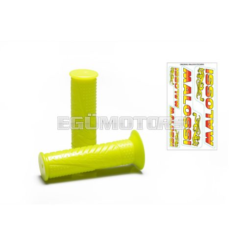 Malossi 2 MALOSSI MHR FLUO YELLOW GRIPS (mod. with side fastening)