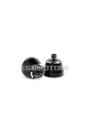 Black handlebar ends set