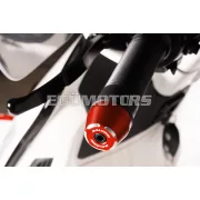 Red handlebar ends set
