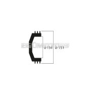 Malossi MAXI WING CLUTCH BELL inner 134 mm WEIGHT 1119 grams