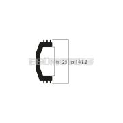 Malossi MAXI WING CLUTCH BELL inner 125 mm WEIGHT 950 grams