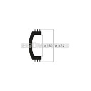 Malossi MAXI WING hűtőtt kuplungharang, 150 mm, 1725 gr