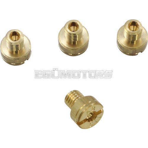 MAIN JET 210 MIKUNI 4PK MAIN JET 210 BRASS HSR 4PK