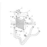 Hűtőradiátor, Yamaha Aerox, MBK Nitro