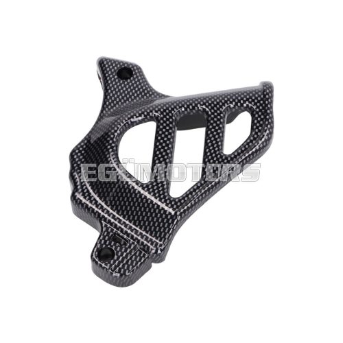 front sprocket cover carbon look for Minarelli AM, Generic, KSR-Moto, Keeway, Motobi, Ride, 1E40MA, 1E40MB