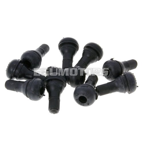 tire valve tubeless straight stem short version TR412 - set of 10 pcs