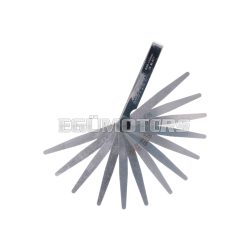 feeler gauge with 13 blades 0.05-1.00mm