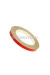 reflective wheel / rim stripe 5mm width - red - 600cm length
