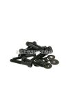 engine case / variator cover screw set black for Peugeot, Kymco vertical