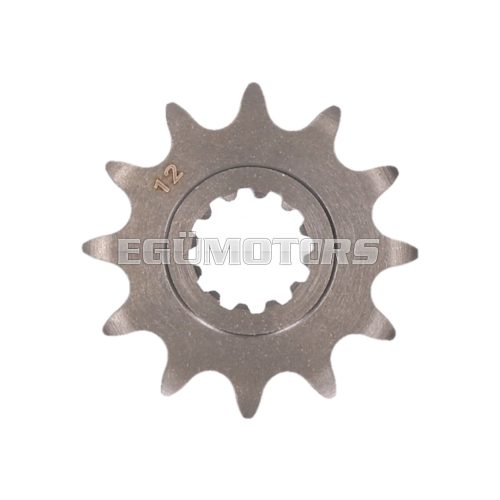 front sprocket 420 - 12 teeth for Minarelli AM, Generic, KSR-Moto, Keeway, Motobi, Ride, 1E40MA, 1E40MB