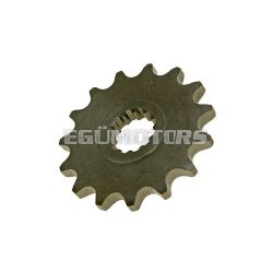   front sprocket 420 - 15 teeth for Minarelli AM, Generic, KSR-Moto, Keeway, Motobi, Ride, 1E40MA, 1E40MB