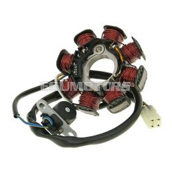   Alternator stator 4-pole for Kymco Super9 LC, Agility 2T, Like 2T, Grand Dink, People, Yager 50