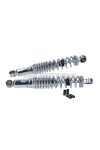 shock absorber set rear 310mm chromed