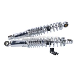 shock absorber set rear 320mm chromed