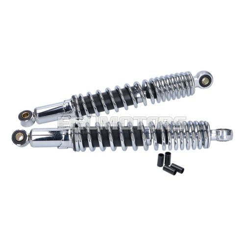 shock absorber set rear 340mm chromed