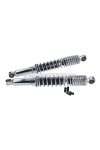 shock absorber set rear 360mm chromed