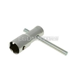 spark plug tool / socket / wrench 3-in-1 (16mm, 18mm, 21mm)