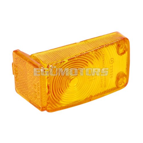 OEM Standard irányjelző búra reflektorral, Zündapp KS50, Vespa 50, 90, V50, 50 N, 125 ET3, Primavera