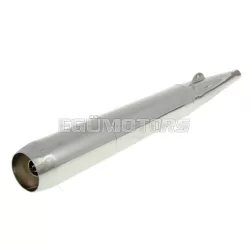 exhaust 28mm 6.3 chromed for Puch Maxi
