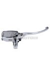 front brake cylinder w/ lever chromed for GY6 Grand Retro (handlebar d=25mm)