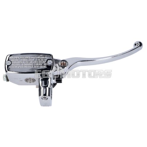 front brake cylinder w/ lever chromed for GY6 Grand Retro (handlebar d=25mm)