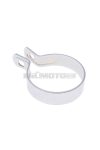 muffler clamp chromed 65mm