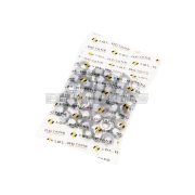 101 Octane hatszögletű anya önzáró DIN980 M8 horganyzott / galvanizált (50 db)