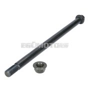 101 Octane hátsó keréktengely 280 mm, Rieju RR, Spike, Derbi Senda DRD, Gilera RCR